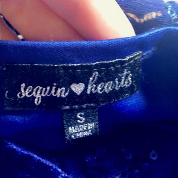 Gorgeous - Royal Blue Sequins, lace evening dress - Picture 4 of 4